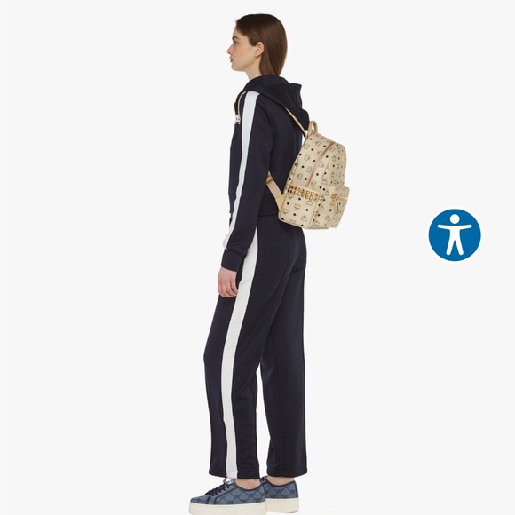 MCM STARK SIDE STUDS BACKPACK IN VISETOS - Picture 15 of 16